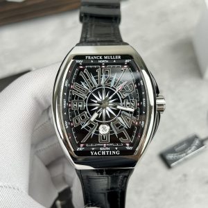 Franck Muller V45 SC DT Replica Watches Black ABF Factory 45mm (1)