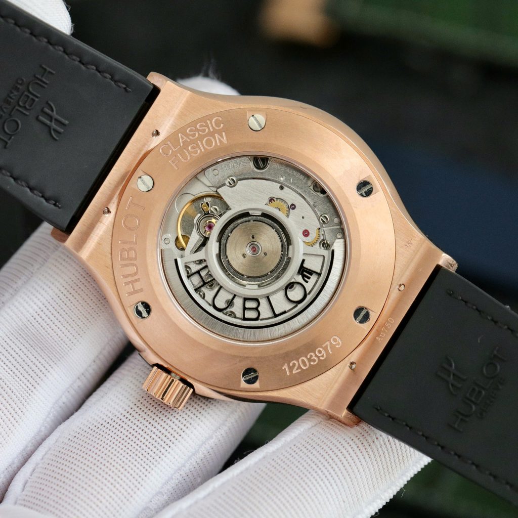 Hublot Classic Fusion King Gold Replica Watches Black Dial JJF 2024