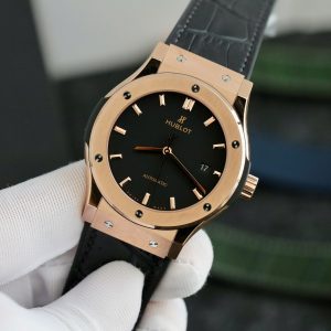 Hublot Classic Fusion King Gold Replica Watches Black Dial JJF 2024