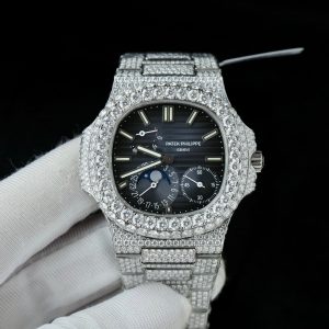 Patek Philippe Nautilus 5712 Custom Diamonds Moissanite PPF V2