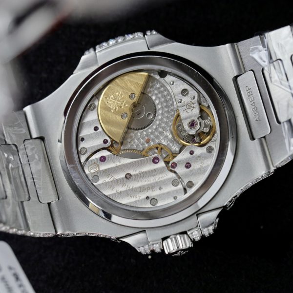 Patek Philippe Nautilus 5712 Custom Diamonds Moissanite PPF V2