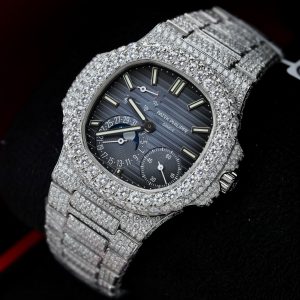 Patek Philippe Nautilus 5712 Custom Diamonds Moissanite PPF V2