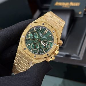 Audemars Piguet Royal Oak 26331 Frosted Gold Green Dial OM Factory 41mm (1)