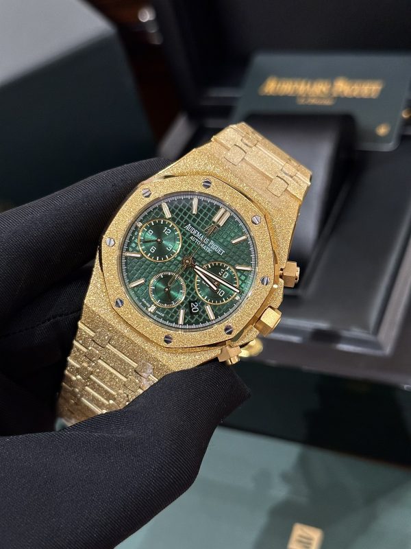 Audemars Piguet Royal Oak 26331 Frosted Gold Green Dial OM Factory 41mm (1)