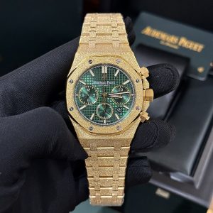 Audemars Piguet Royal Oak 26331 Frosted Gold Green Dial OM Factory 41mm (1)