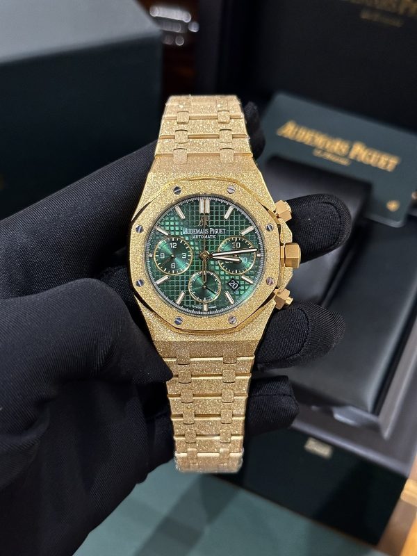 Audemars Piguet Royal Oak 26331 Frosted Gold Green Dial OM Factory 41mm (1)