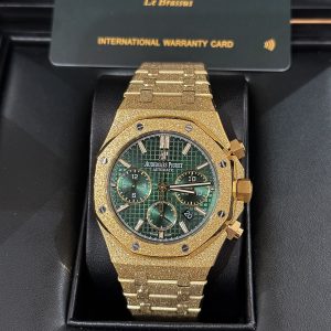 Audemars Piguet Royal Oak 26331 Frosted Gold Green Dial OM Factory 41mm (1)