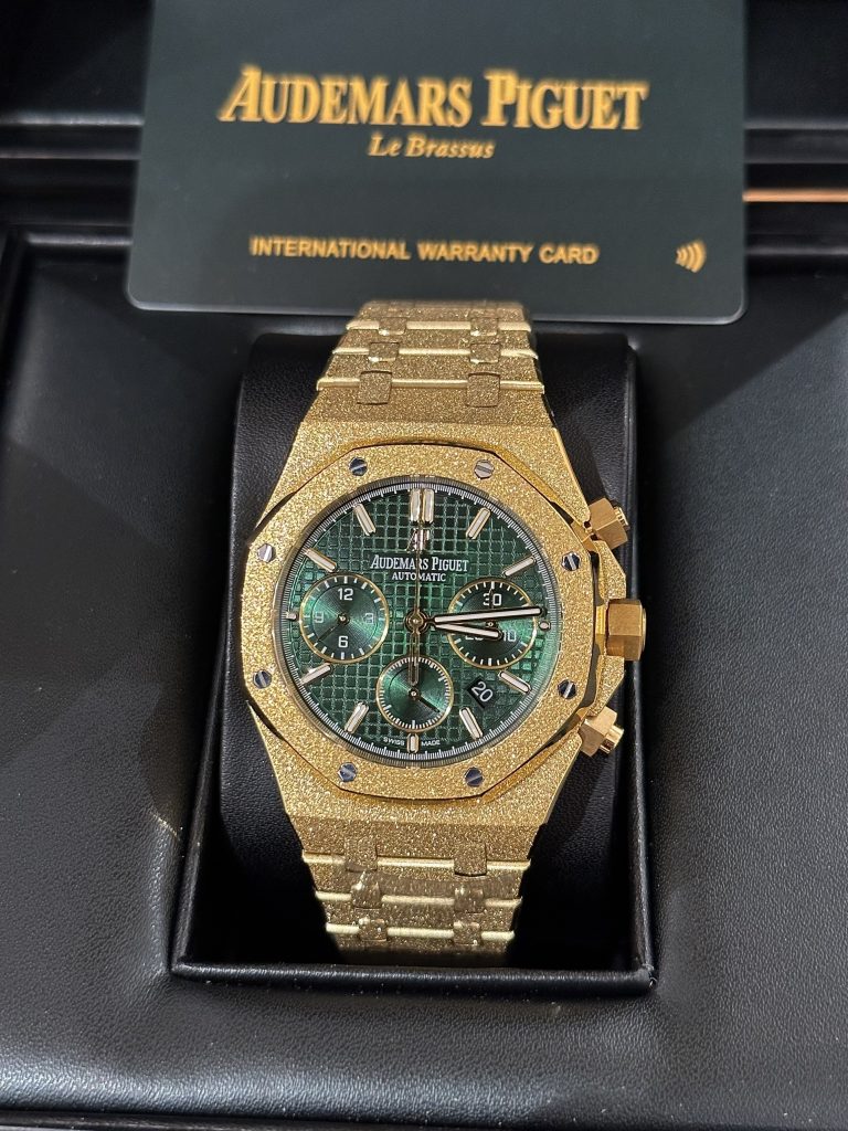 Audemars Piguet Royal Oak 26331 Frosted Gold Green Dial OM Factory 41mm (1)