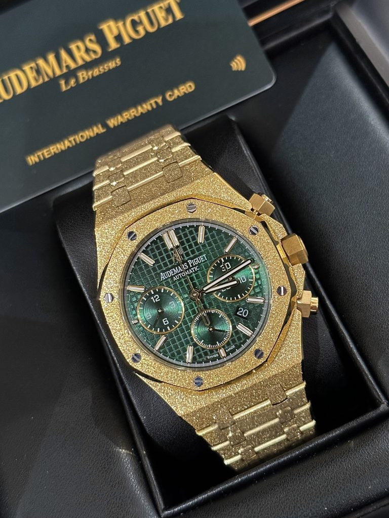 Audemars Piguet Royal Oak 26331 Frosted Gold Green Dial OM Factory 41mm (1)