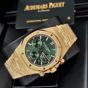 Audemars Piguet Royal Oak 26331 Frosted Gold Green Dial OM Factory 41mm (1)