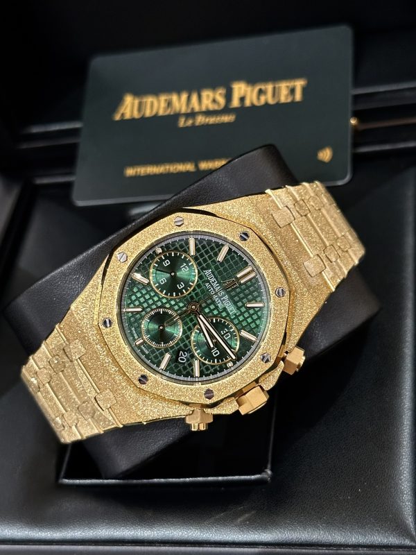 Audemars Piguet Royal Oak 26331 Frosted Gold Green Dial OM Factory 41mm (1)