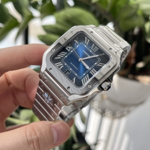 Cartier Santos WSSA0013 Replica Watches Best Quality Blue BVF (9)