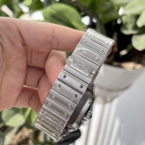 Cartier Santos WSSA0013 Replica Watches Best Quality Blue BVF (9)