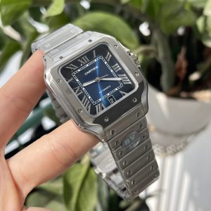 Cartier Santos WSSA0013 Replica Watches Best Quality Blue BVF (9)