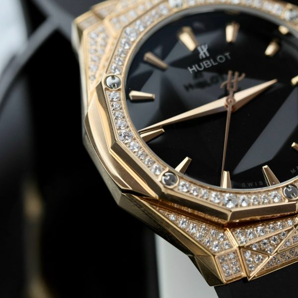 Hublot Classic Fusion Orlinski King Gold Full Diamonds HB Factory (7)