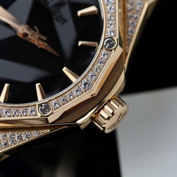 Hublot Classic Fusion Orlinski King Gold Full Diamonds HB Factory (7)