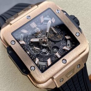 Hublot Square Bang Unico King Gold Replica Watches Best Quality 42mm (1)