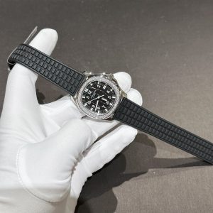 Patek Philippe Aquanaut 5067A Custom Moissanite Diamonds Black (1)