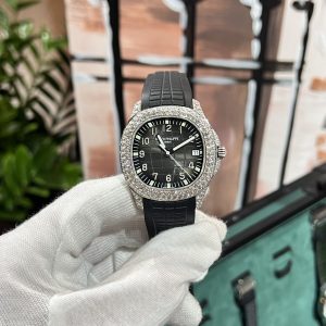 Patek Philippe Aquanaut 5167 Custom Natural Diamonds 3K Factory 40mm (9)