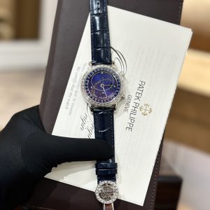 Patek Philippe Grand Complications 6104 Blue Replica Watches 44mm (2)