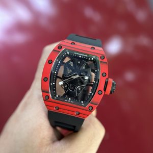 Richard Mille RM052 Skull Red Carbon Fake Watches 42mm (1)