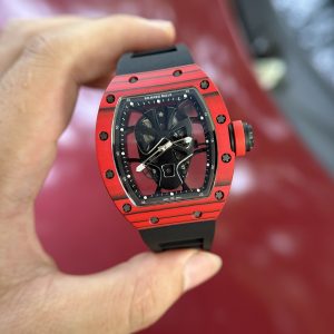 Richard Mille RM052 Skull Red Carbon Fake Watches 42mm (1)