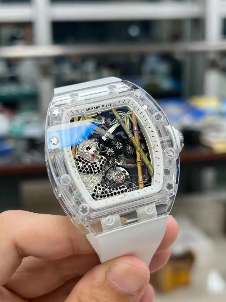 Richard Mille RM26-01 Tourbillon Panda Sapphire Replica Watches (6)