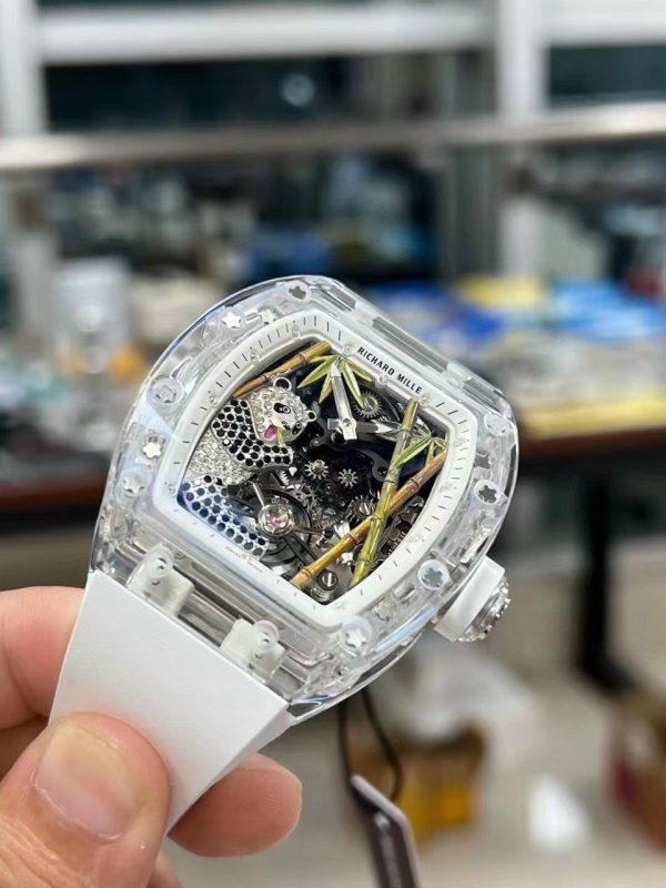 Richard Mille RM26-01 Tourbillon Panda Sapphire Replica Watches (6)