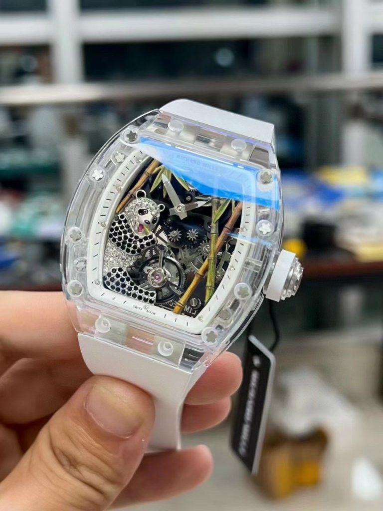 Richard Mille RM26-01 Tourbillon Panda Sapphire Replica Watches (6)