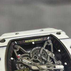 Richard Mille RM35-01 White Carbon Super Fake Watches 44mm (1)