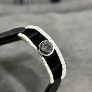 Richard Mille RM35-01 White Carbon Super Fake Watches 44mm (1)