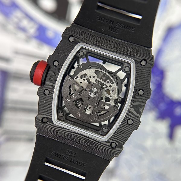 Richard Mille RM35-02 Replica Watches Full Carbon BBR Factory 44mm (4)