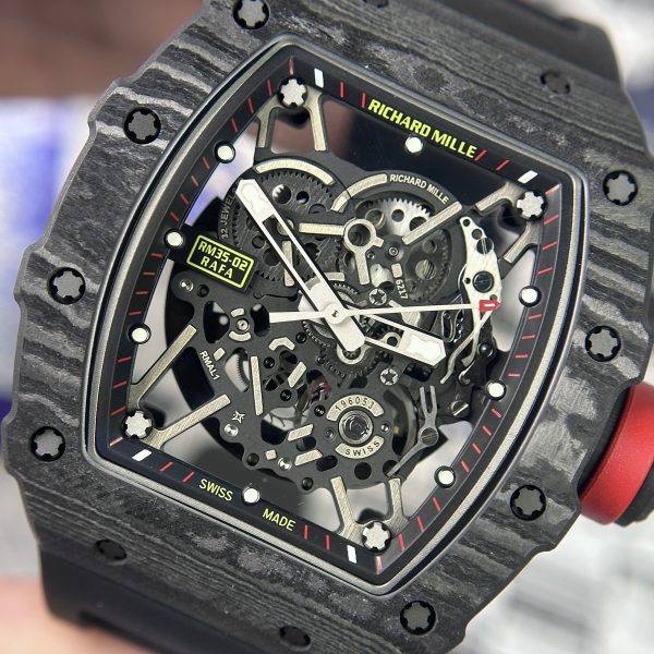 Richard Mille RM35-02 Replica Watches Full Carbon BBR Factory 44mm (4)