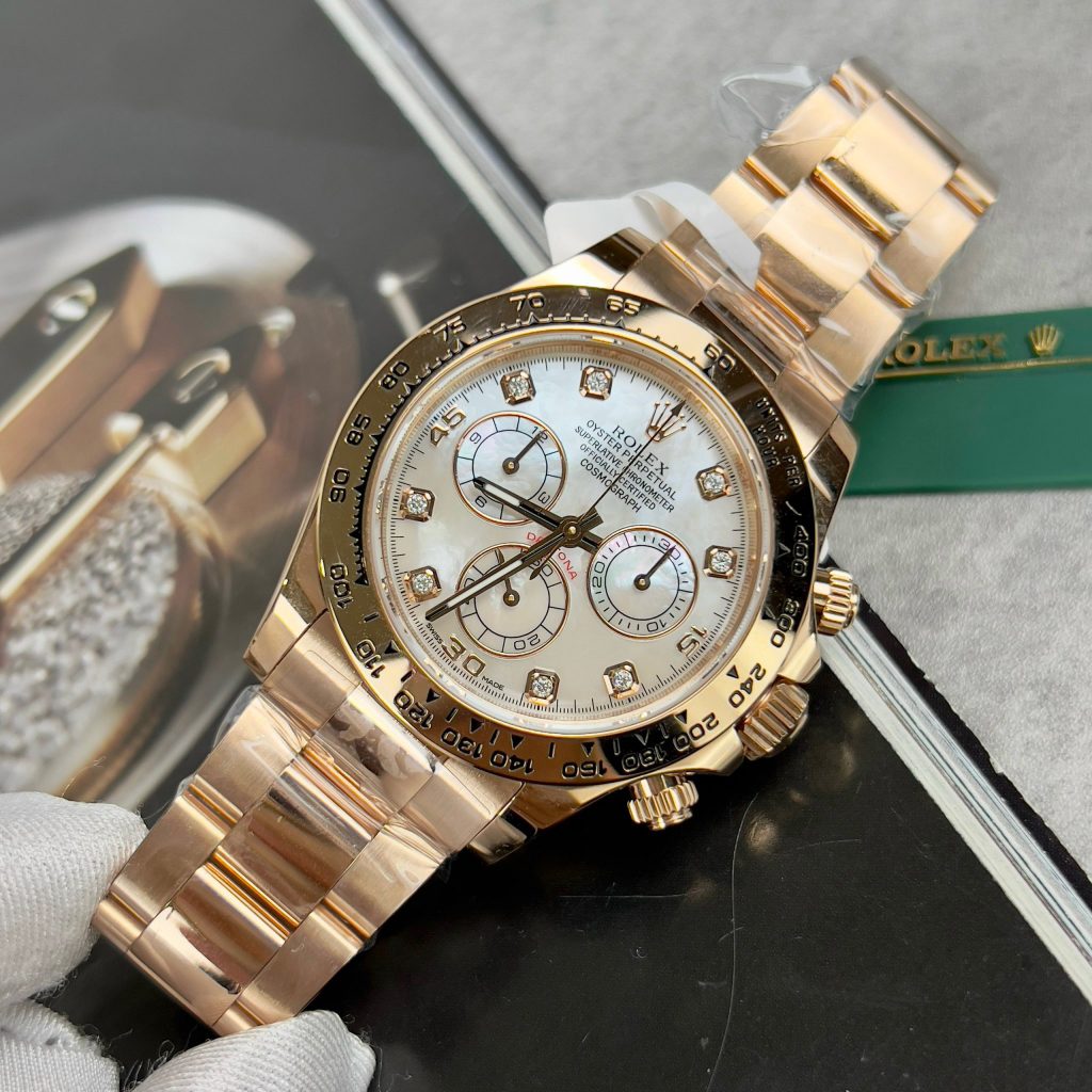 Rolex Daytona 116505 Mother Of Pearl 18K Rose Gold Wrapped 40mm (10)