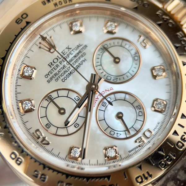 Rolex Daytona 116505 Mother Of Pearl 18K Rose Gold Wrapped 40mm (10)