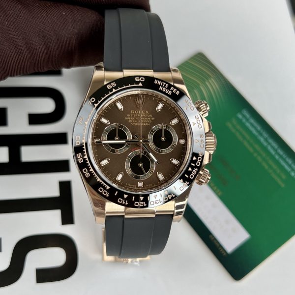 Rolex Daytona 116515LN Chocolate Dial Replica Watches BT Factory 40mm (4)