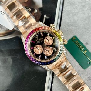 Rolex Daytona Rainbow 116595RBOW Replica Watches Best Quality Noob Factory 40mm (7)