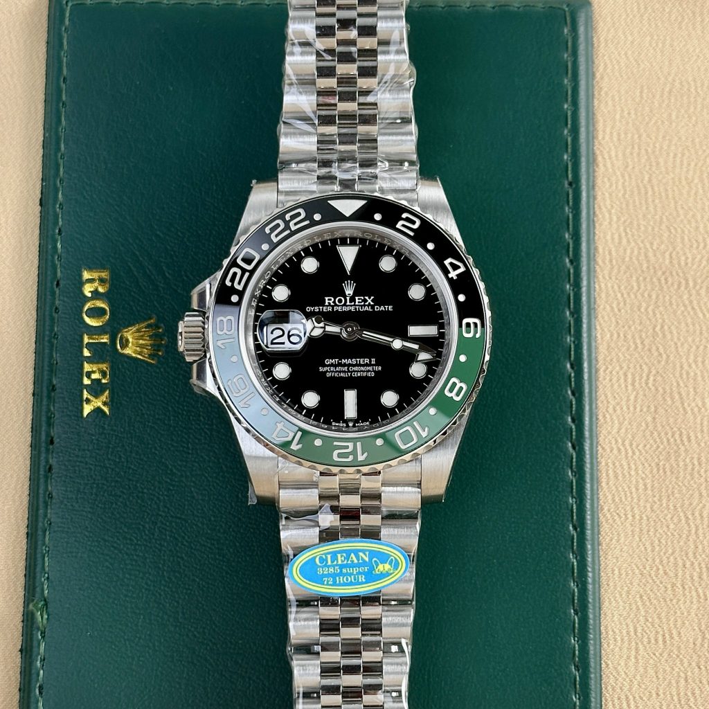 Rolex GRolex GMT-Master II 126720VTNR Sprite Replica Watches Clean Factory 40mm (2)T-Master II 126720VTNR Sprite Replica Watches Clean Factory 40mm (2)