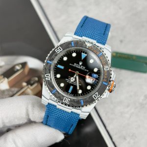 Rolex Submariner DIW Replica Watches Carbon Blue Strap 40mm (1)