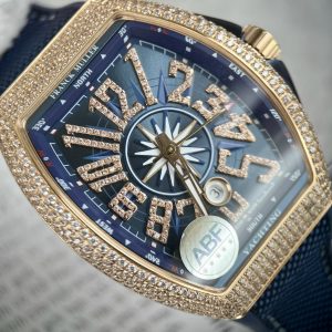 Franck Muller V45 SC DT Replica Watches ABF Factory Blue Color (1)
