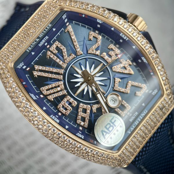 Franck Muller V45 SC DT Replica Watches ABF Factory Blue Color (1)