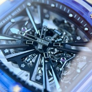 Richard Mille RM12-01 Sapphire Blue Tourbillon Replica Watches Best Quality (1)