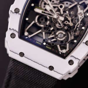 Richard Mille RM35-01 Rafael Nadal White Carbon Replica Watches BBR (1)