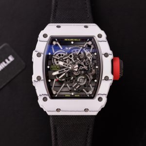 Richard Mille RM35-01 Rafael Nadal White Carbon Replica Watches BBR (1)