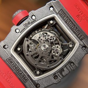 Richard Mille RM35-02 Replica Watches Best Quality Red Rubber 44mm (1)