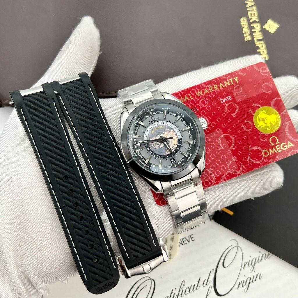 Omega Seamaster Aqua Terra Worldtimer Replica Watches Best Quality 43mm (2)