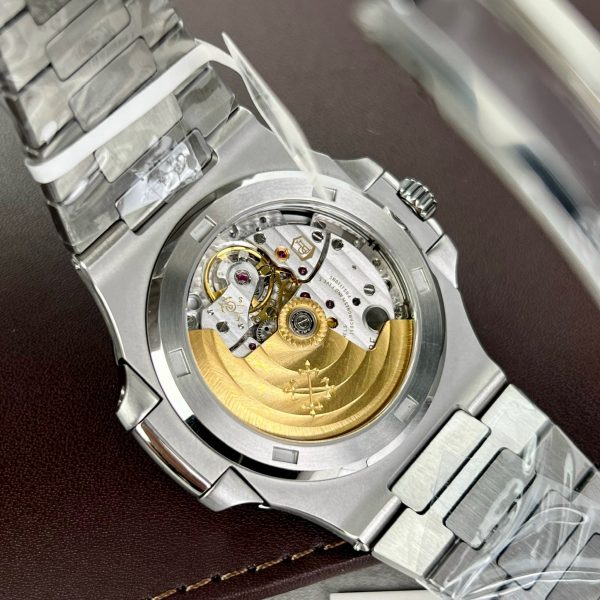 Patek Philippe Nautilus 5723 Custom Moissanite Baguette Diamonds 40mm (2)