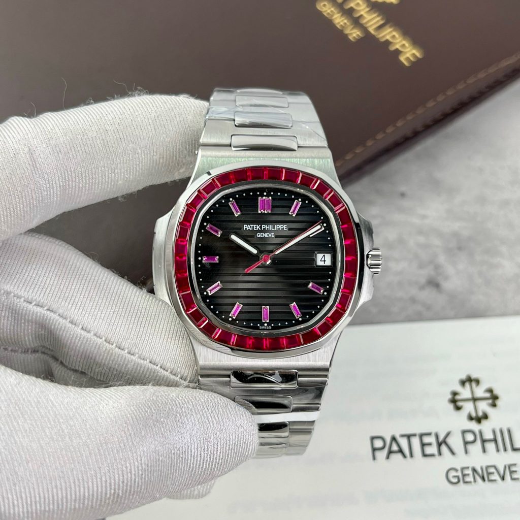 Patek Philippe Nautilus 5723 Custom Synthetic Ruby 3K Factory 40mm (2)