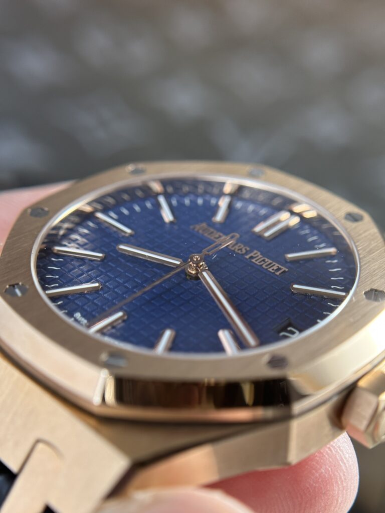 Audemars Piguet Royal Oak 15510OR Replica Watches Blue Color 41mm (9)