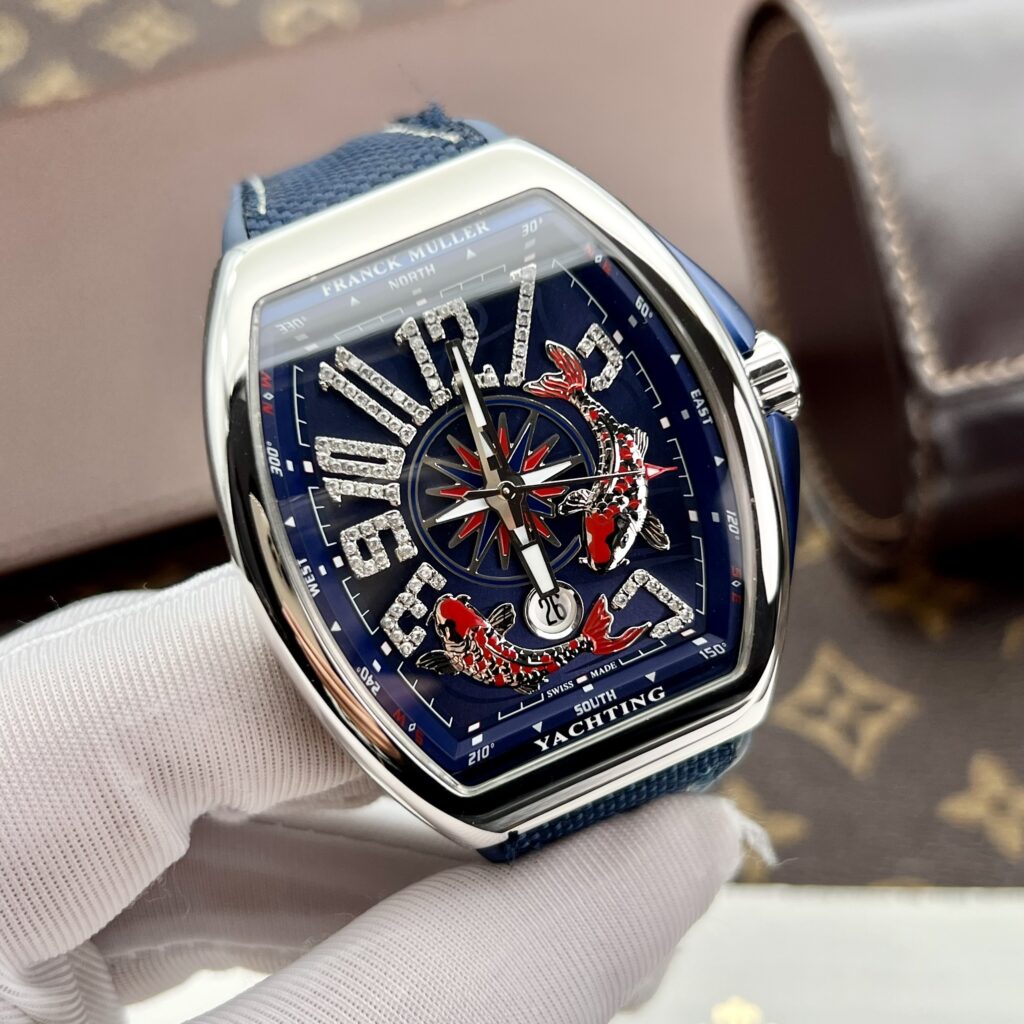 Franck Muller Vanguard KOI V45 YT SC DT Replica Watches ABF Factory 45mm (18)